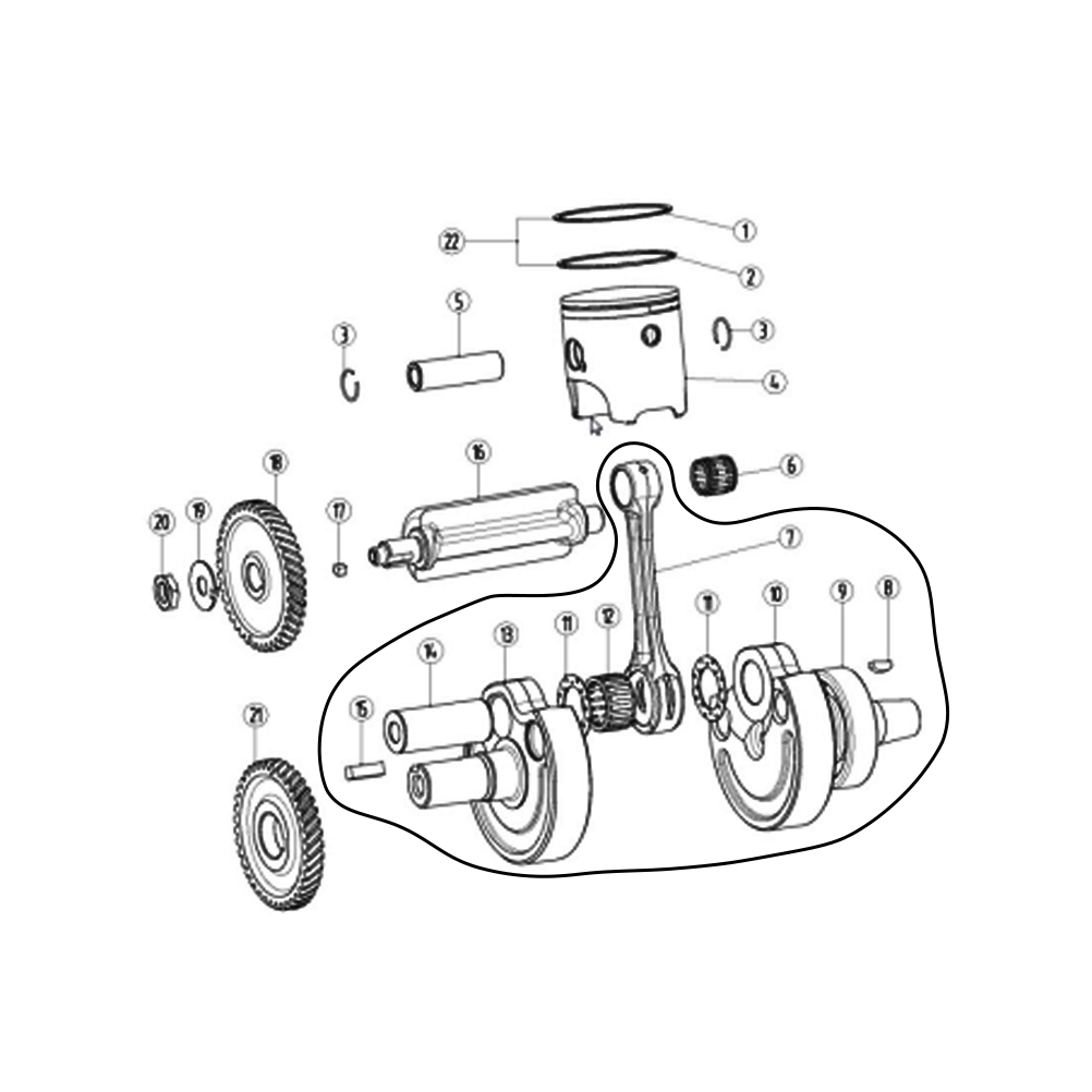 Motorcycle Crankshaft Connecti - Motorcycle Crankshaft recension och pris