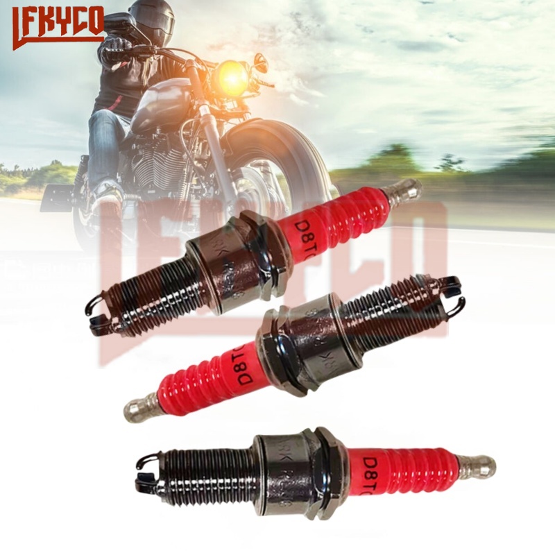 1/2/3/4PCS 3 Electrodes D8TC S - Motorcycle Spark Plug recension och pris