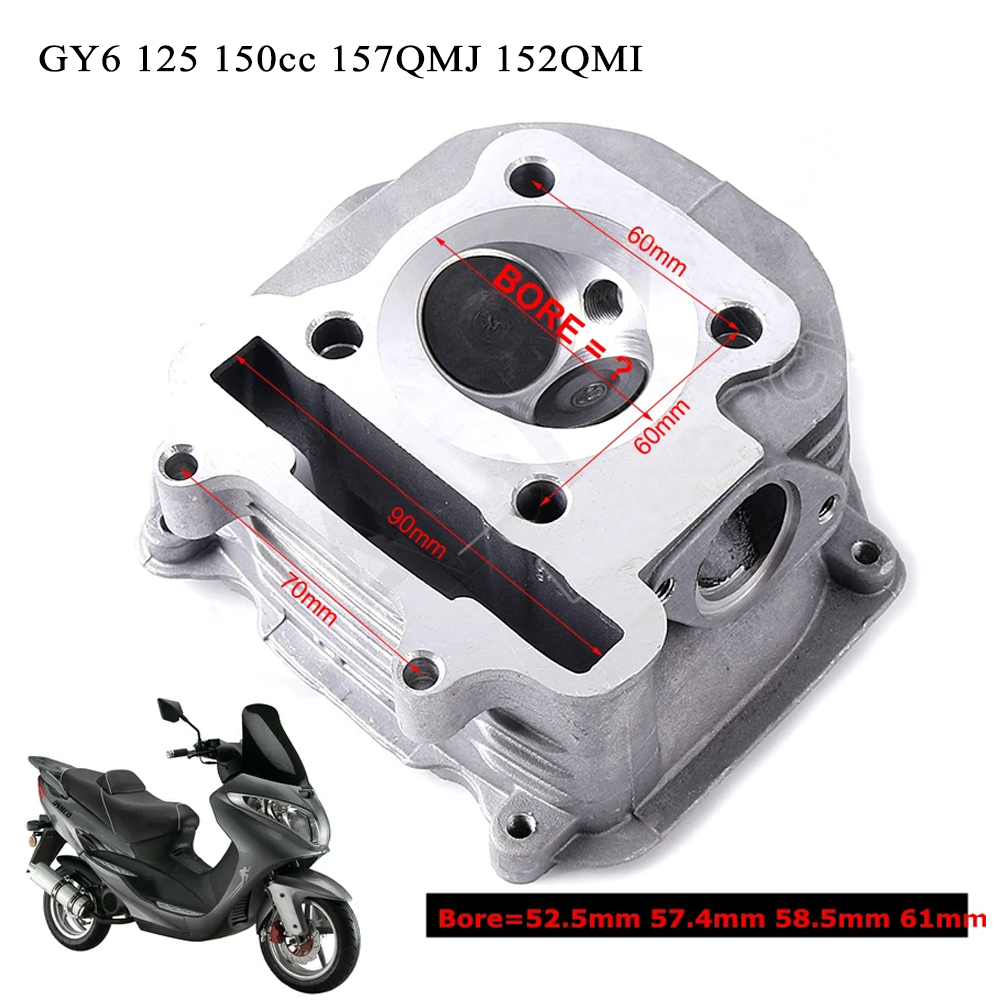 GY6 Cylinder Head Motorcycle P - Engine Parts Motorcycle recension och pris