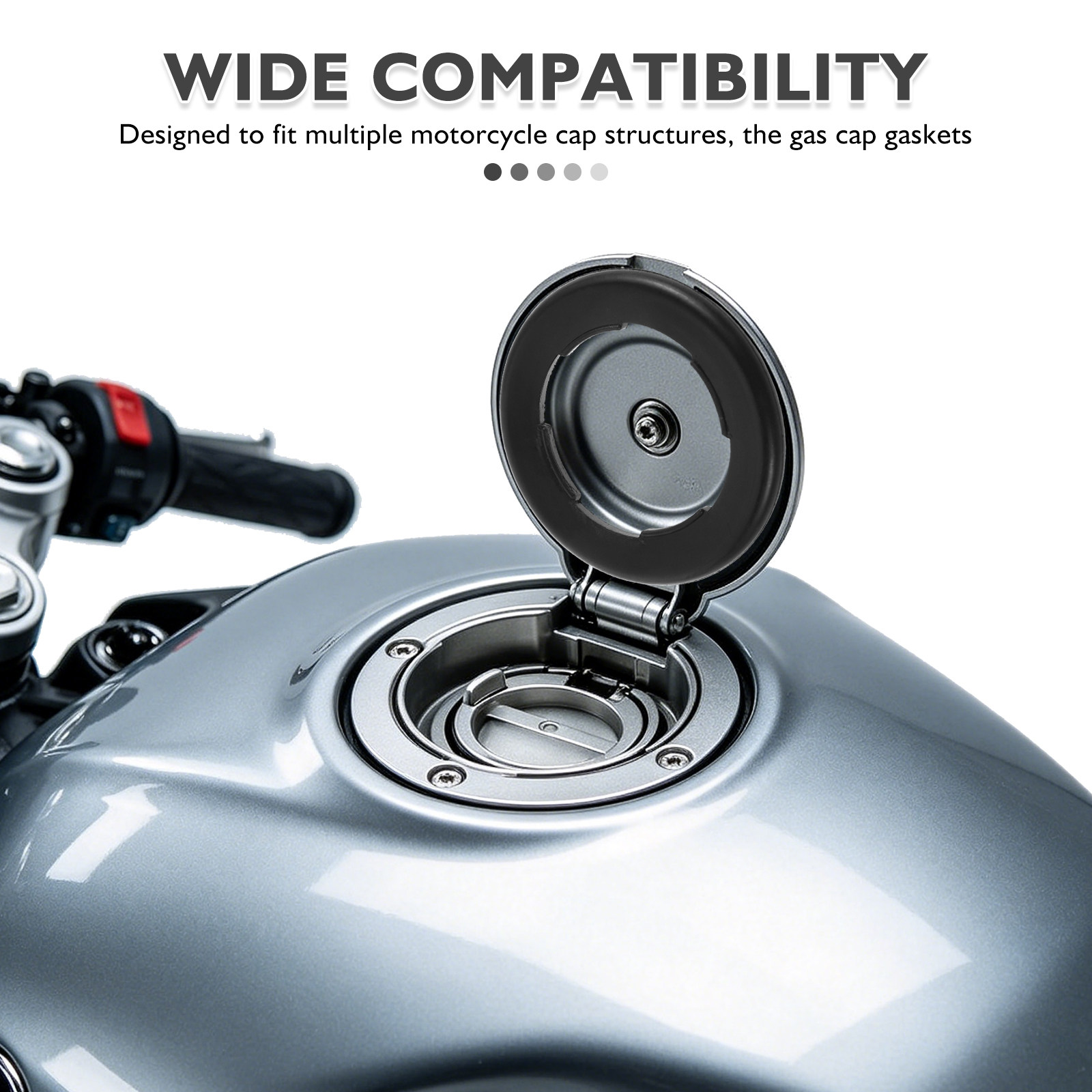 2Pcs Motorcycle Gas Cap Gasket - Motorcycle Gasket recension och pris
